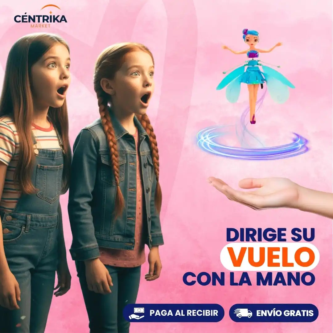 HADA VOLADORA CON SENSOR DE MOVIMIENTO. - Centrika Market