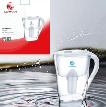 NUEVA JARRA CON TAPA PURIFICADORA DE AGUA