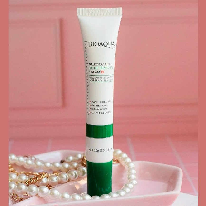 CREMA ANTIACNÉ DE ÁCIDO SALICILICO BIOAQUA - Centrika Market